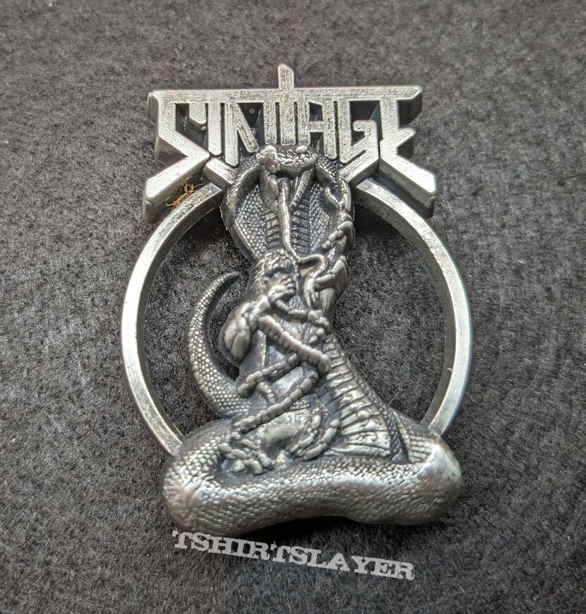 Sintage 3D Pin - Paralyzing Chains Antik Silber