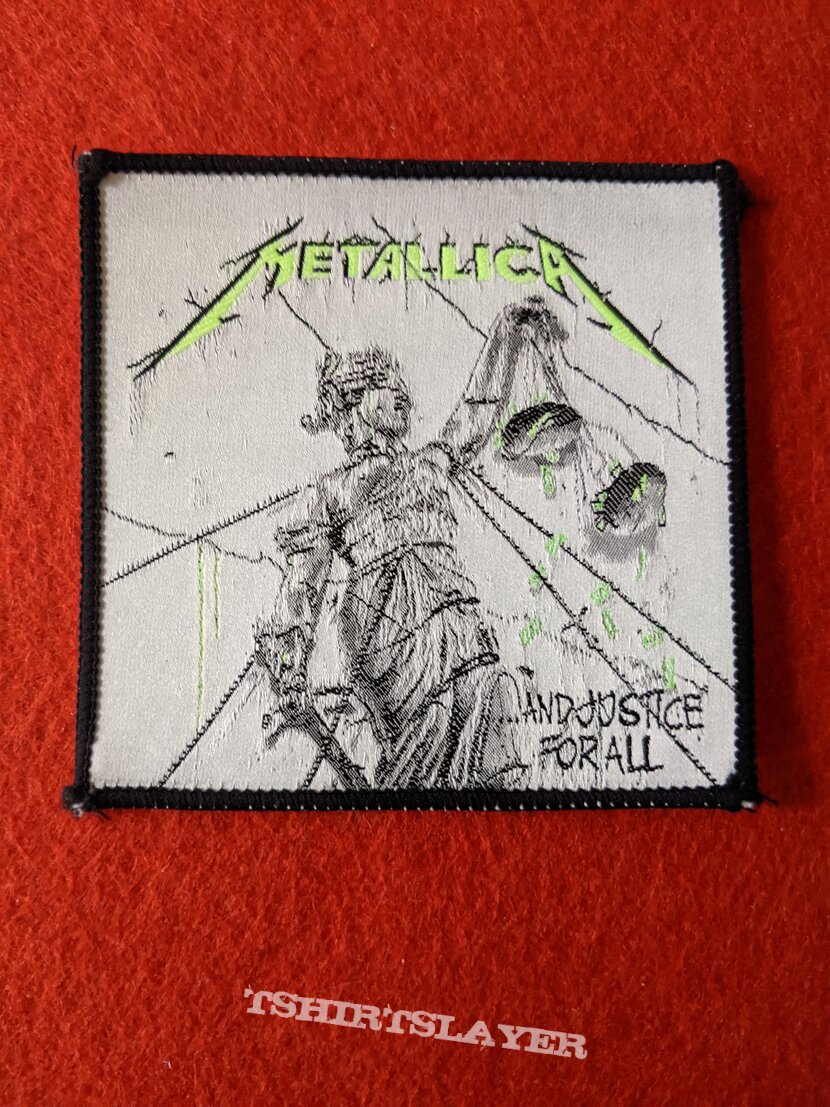 Metallica Metallica And Justice For All Patch Kaylucas Tshirtslayer