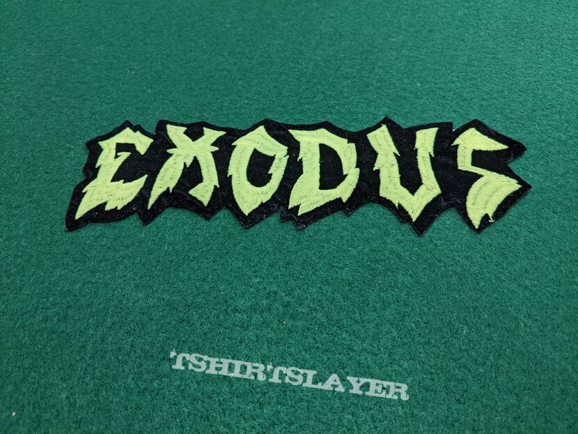 Exodus - Logo Backshape Neon Green