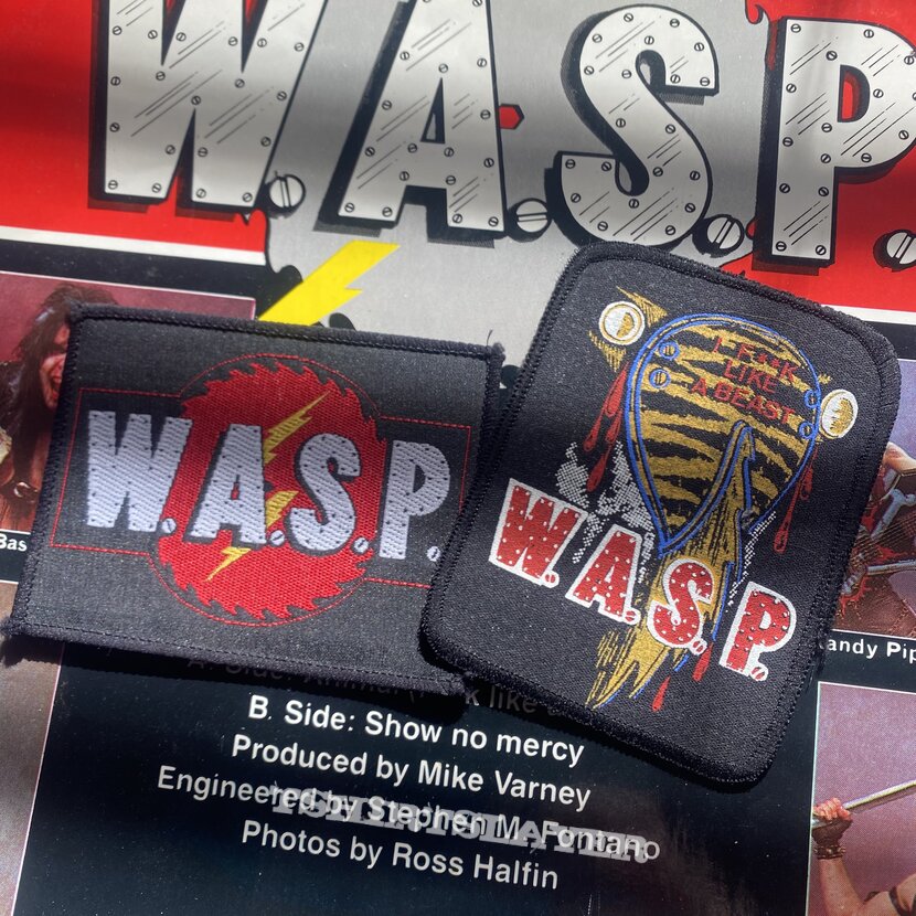 W.A.S.P. Original Patches