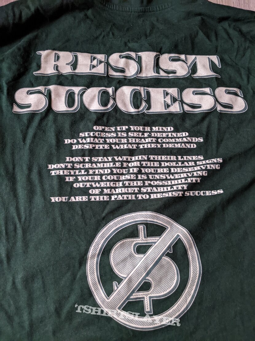 Hades - Resisting Success - green shirt - with backprint - own