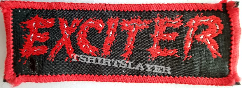 Exciter, Logo, Stripe, Woven Patch 