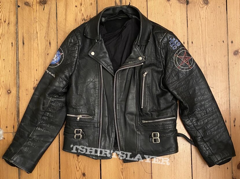 Bolt Thrower, Death, Cannibal Corpse, Autopsy Painted Leather Jacket ...