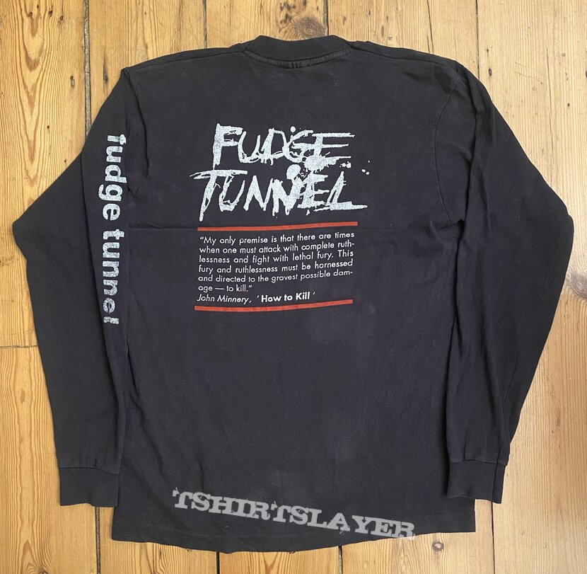 Fudge Tunnel Hate Songs In E Minor Long Sleeve Original Earache Label 1991