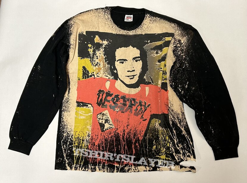 Sex Pistols Johnny Rotten - Destroy | TShirtSlayer TShirt Sex Pistols Johnny Rotten - Destroy | TShirtSlayer TShirt