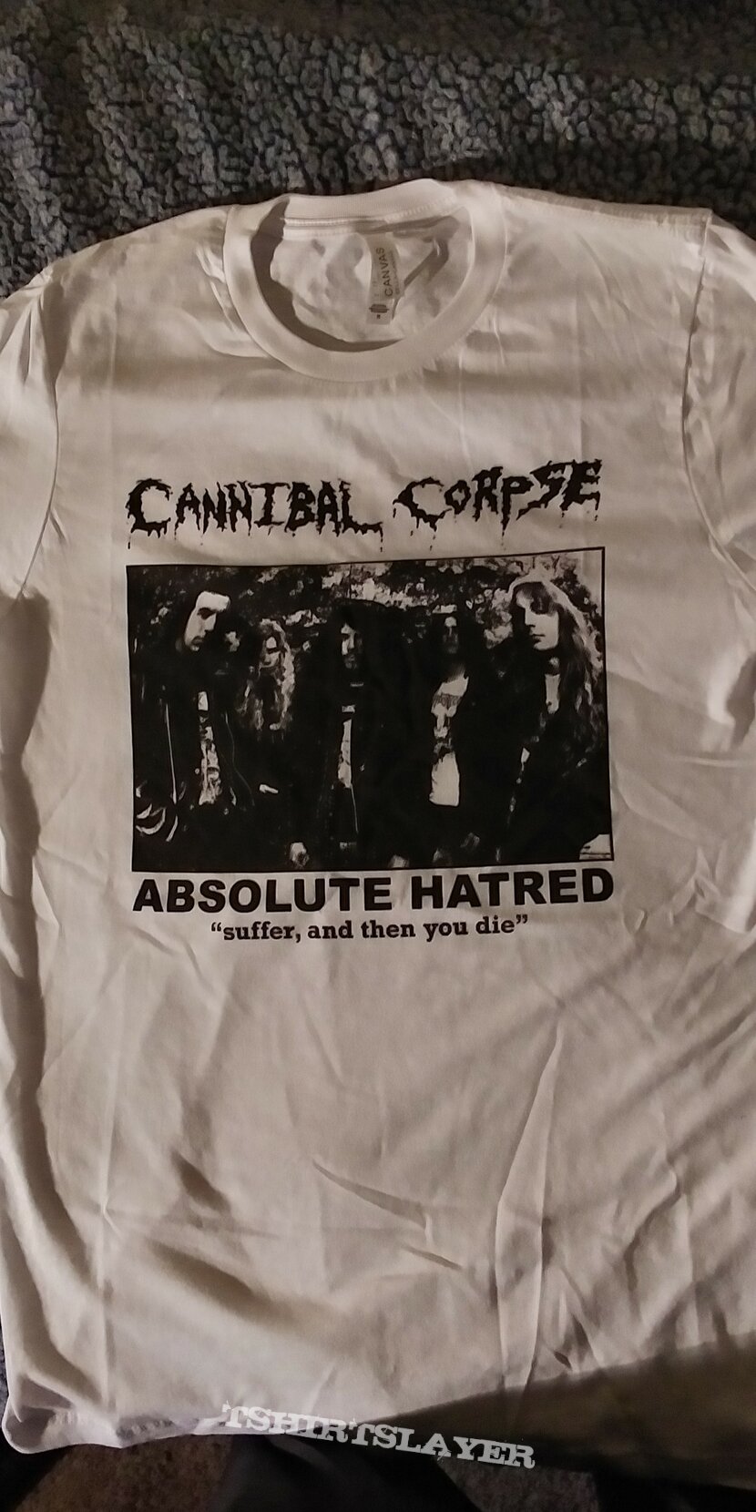 Cannibal Corpse white shirt