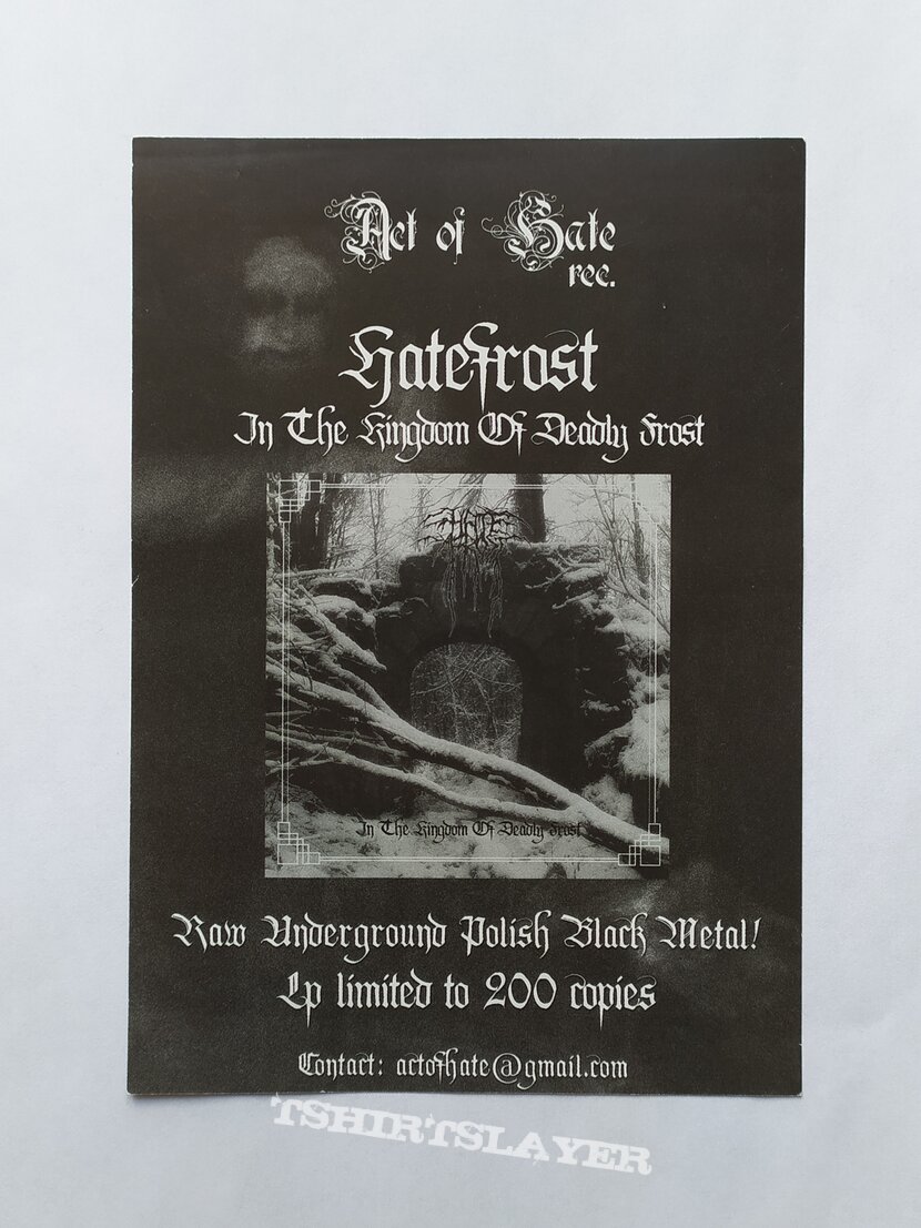 Kohort, Hatefrost - Promotional Flyer