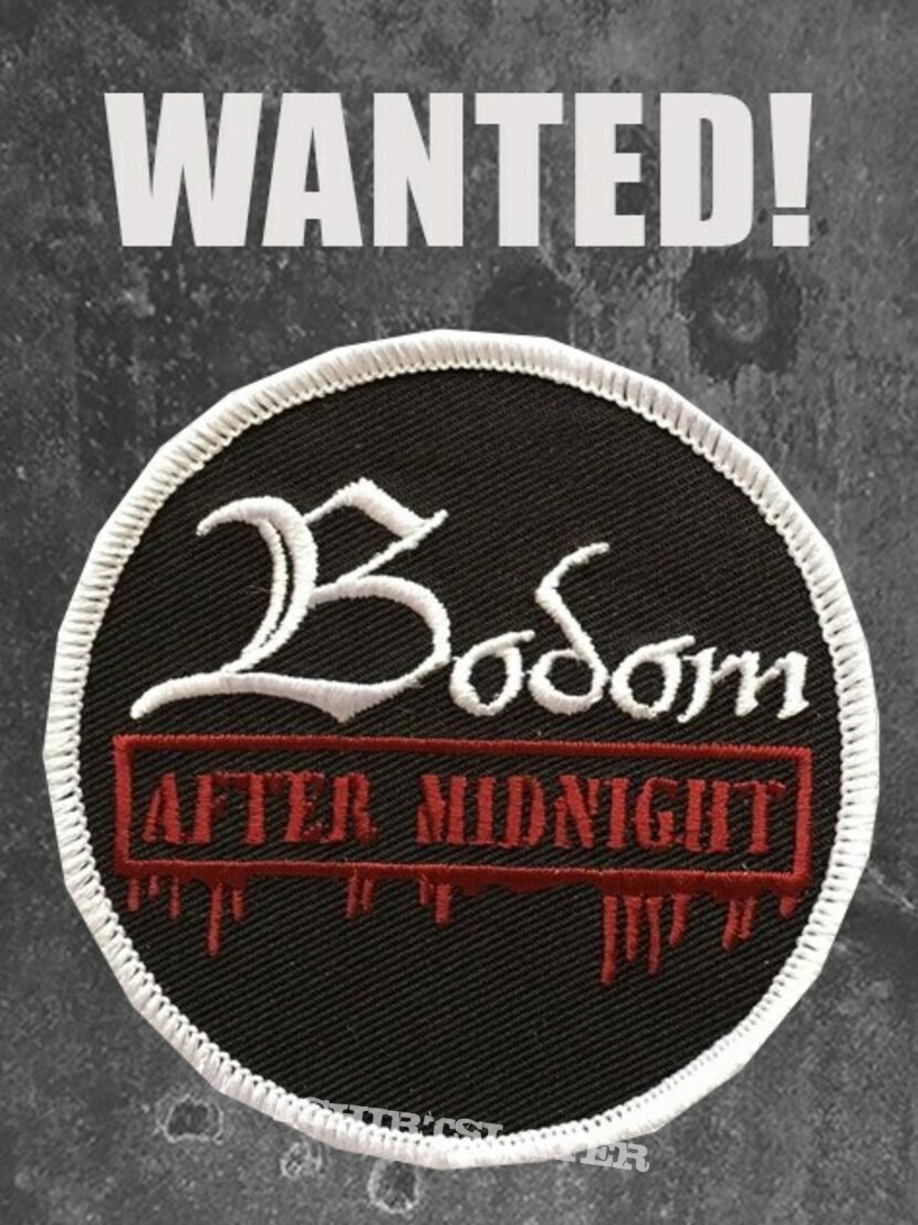WANTED!!! Bodom After Midnight - Logo Patch