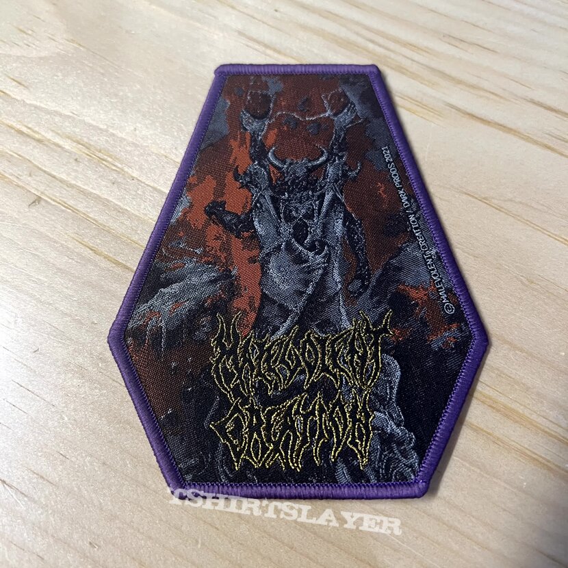 Malevolent Creation Ten Commandments Woven Patch