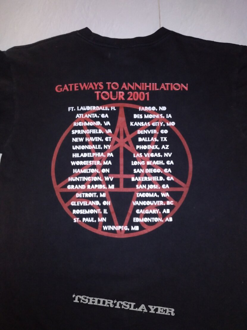 Morbid Angel Gateways to Annihilation Tour 2001