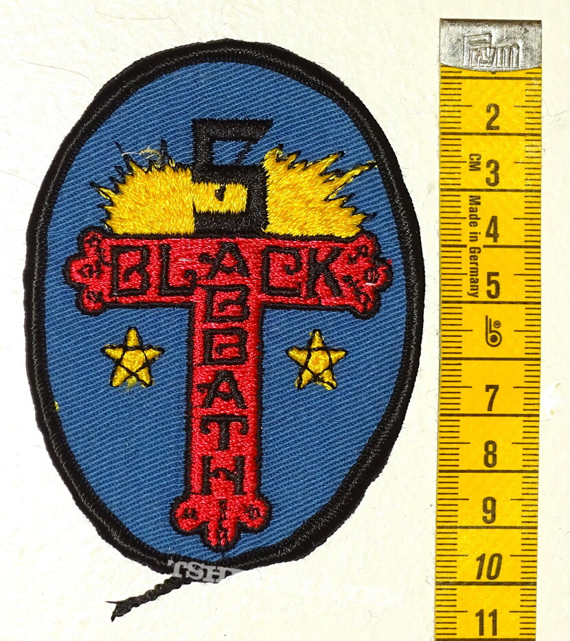 BLACK SABBATH embroidered patch maybe 1977