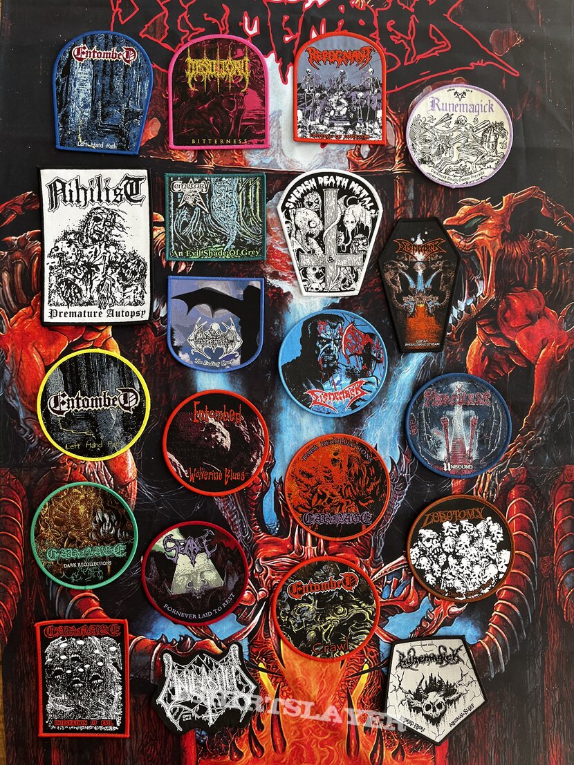 Entombed Swedish Death Metal Patches for You