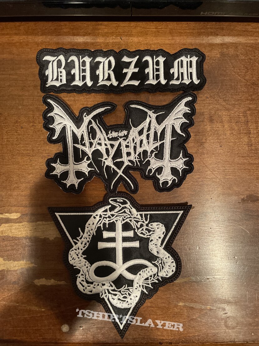 Burzum,Mayhem and leviathan patches