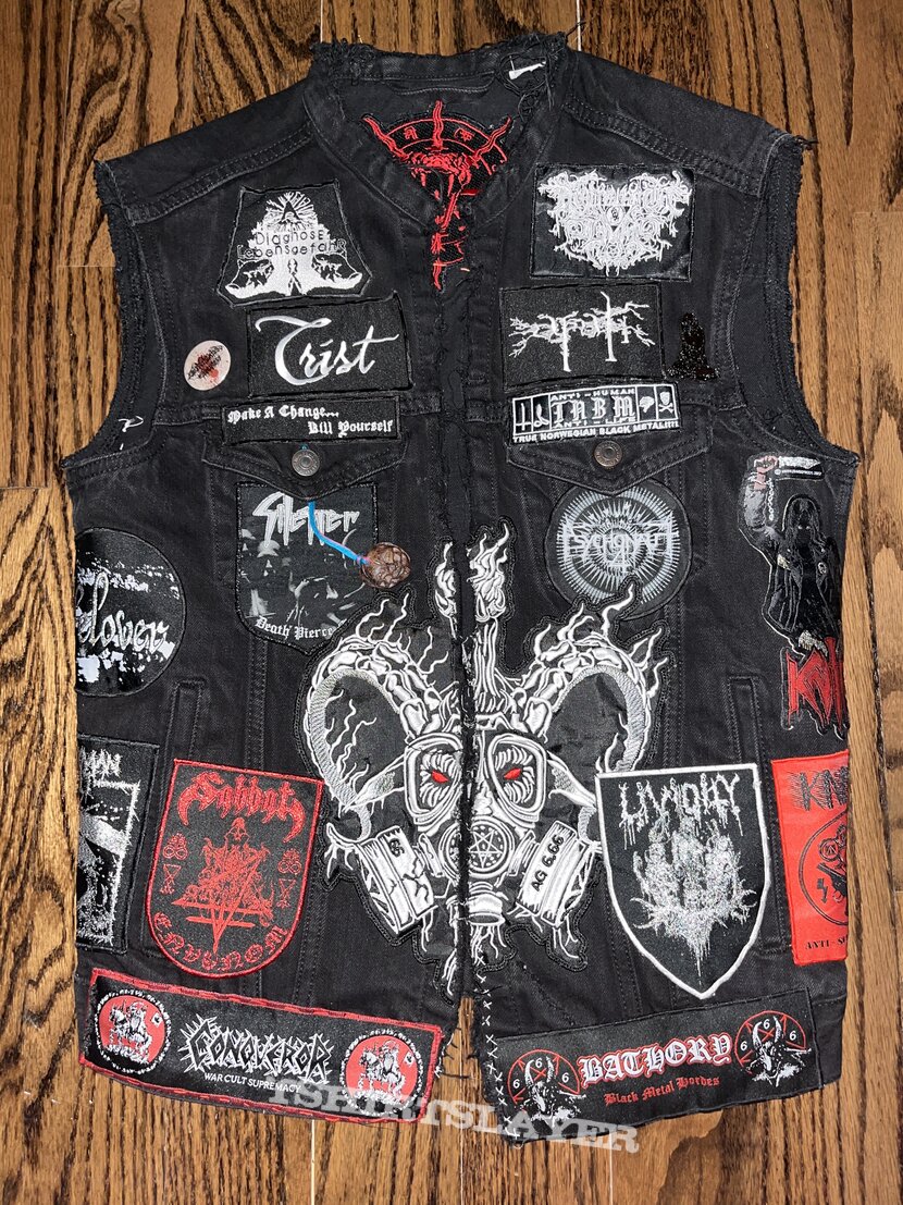 Leviathan Mostly black metal vest