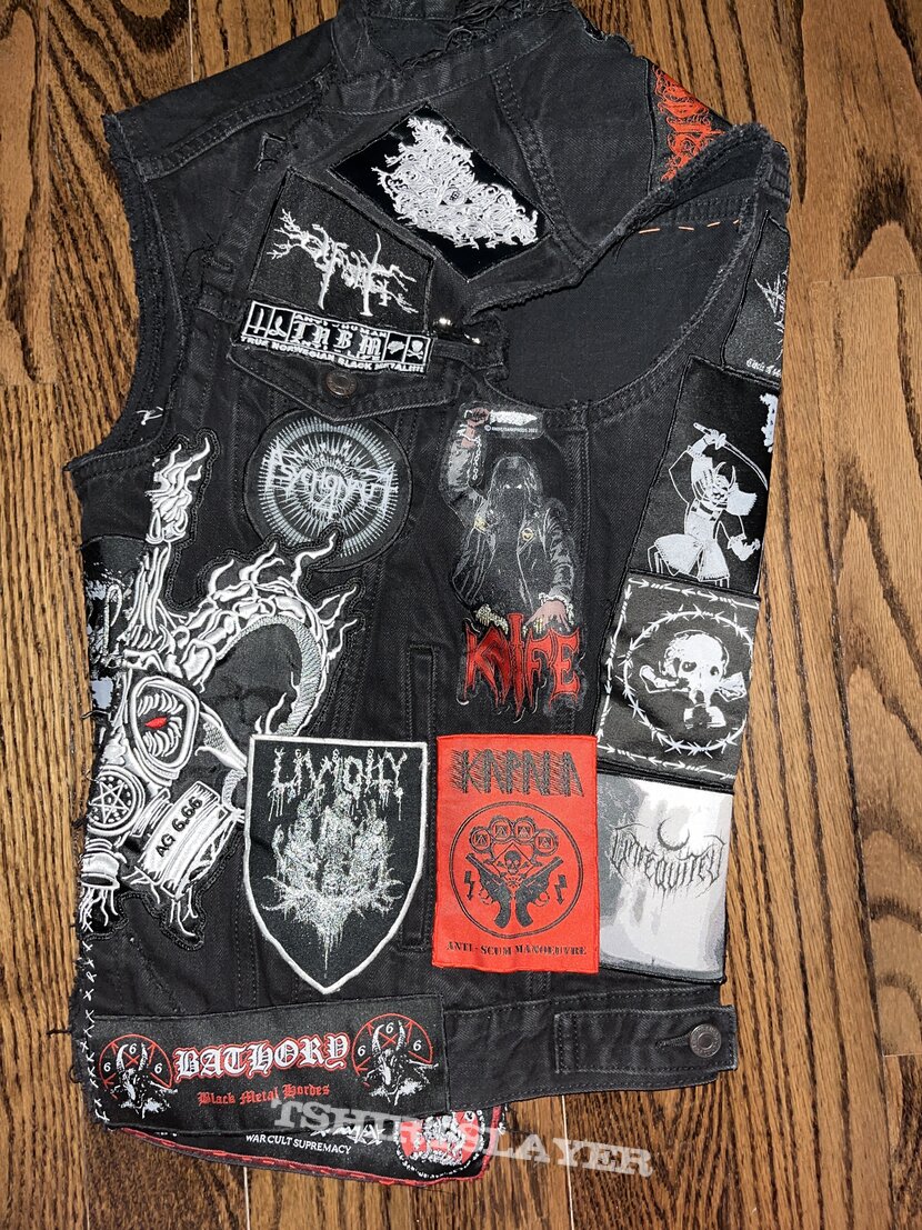 Leviathan Mostly black metal vest