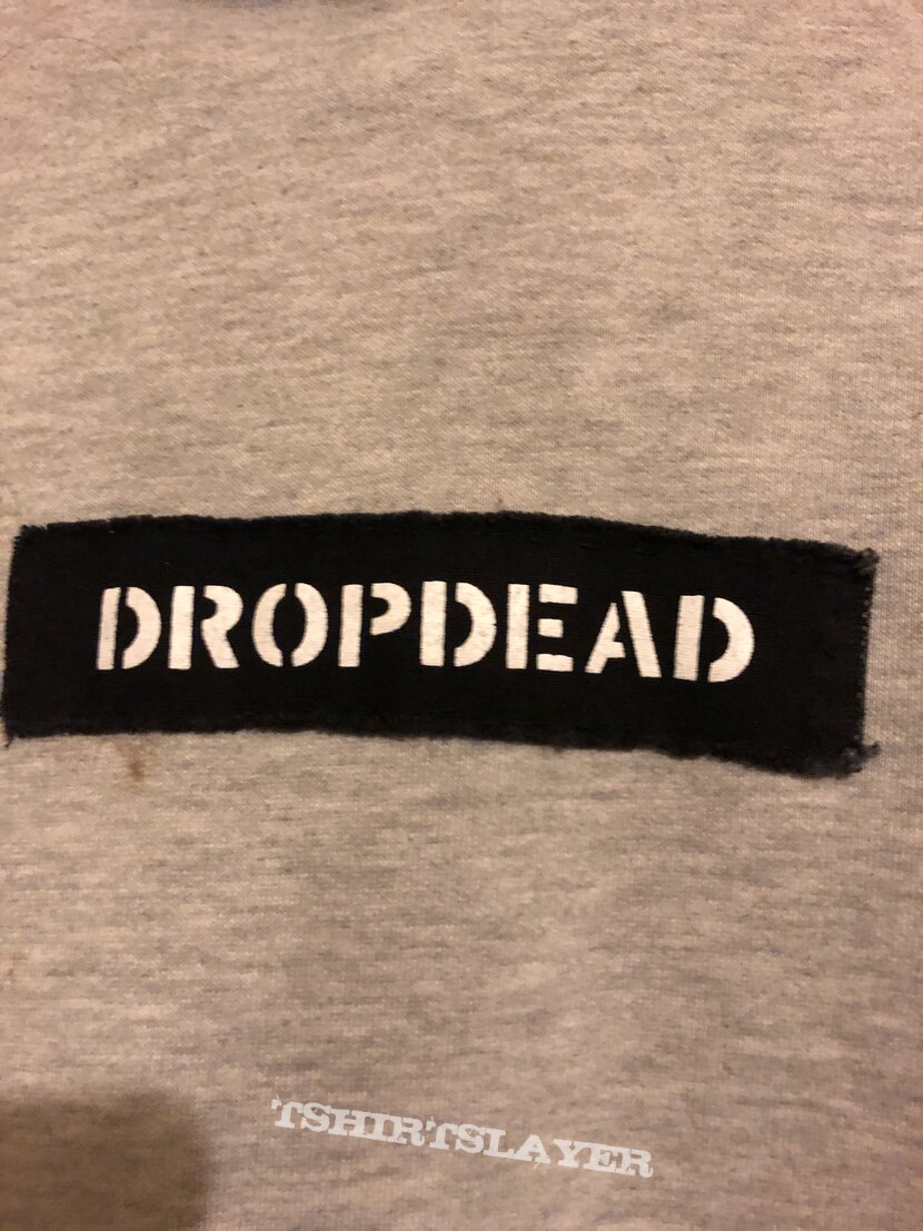 Dropdead patch on hoodie 