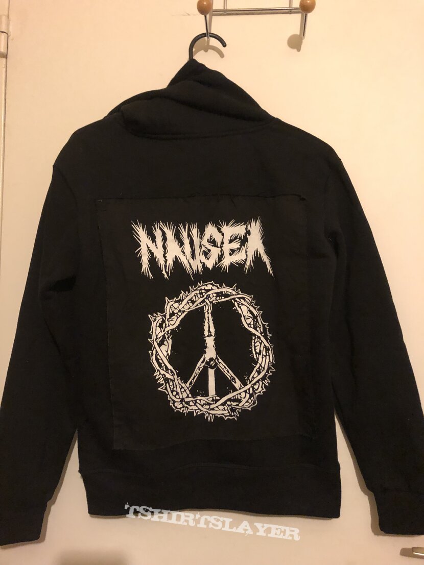 Nausea backpatch hoodie 