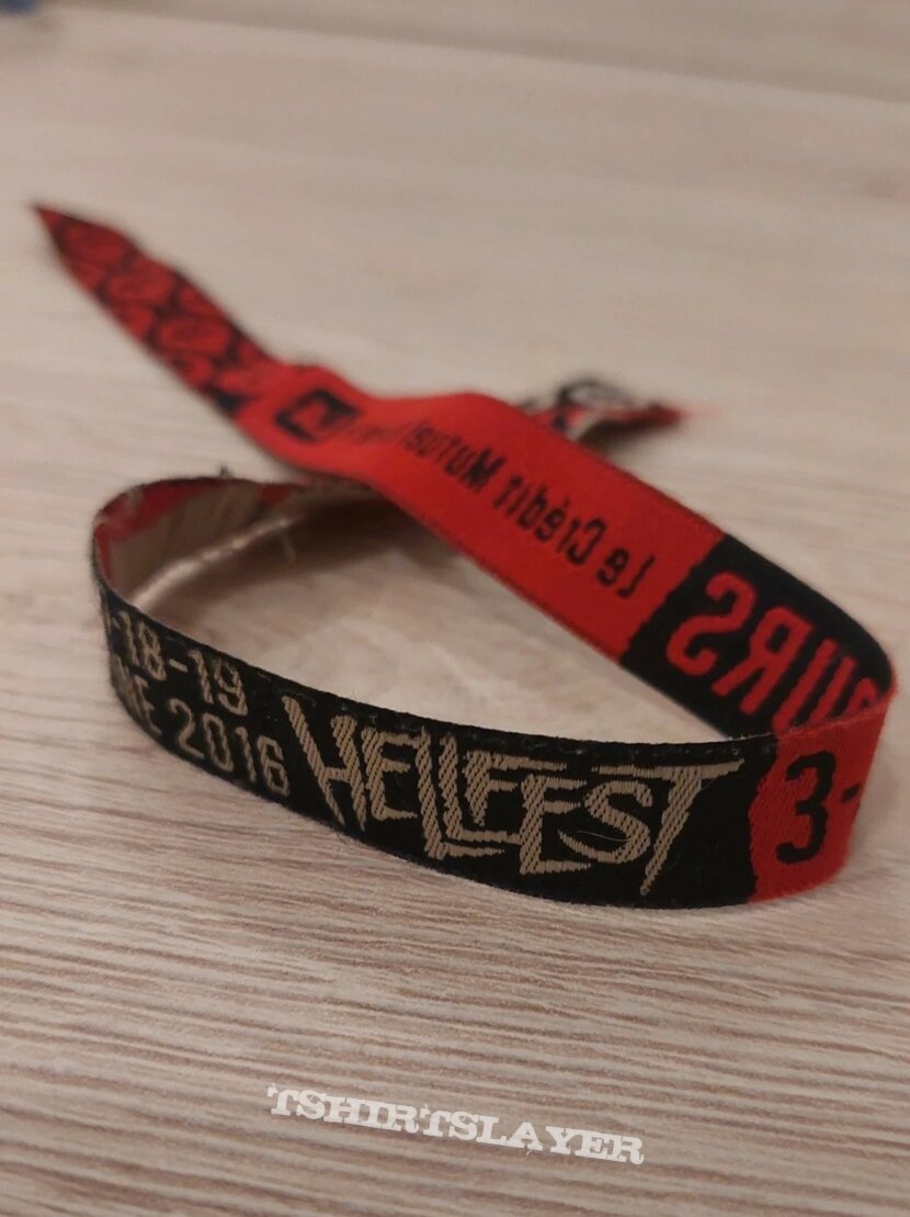 Hellfest Wristbands bracelet 2016 | TShirtSlayer TShirt and BattleJacket  Gallery