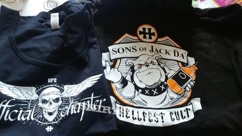 Hellfest Cult Sons of Jack Da&#039; T-shirt and Patch