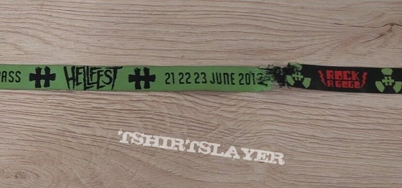 Hellfest Wristbands bracelet 2013 | TShirtSlayer TShirt and BattleJacket  Gallery