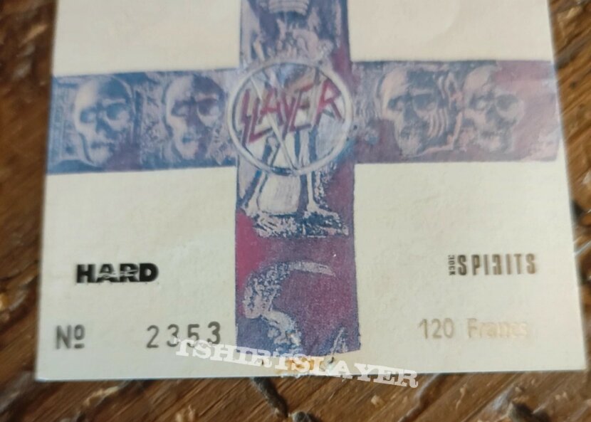 Slayer 1991 Ticket