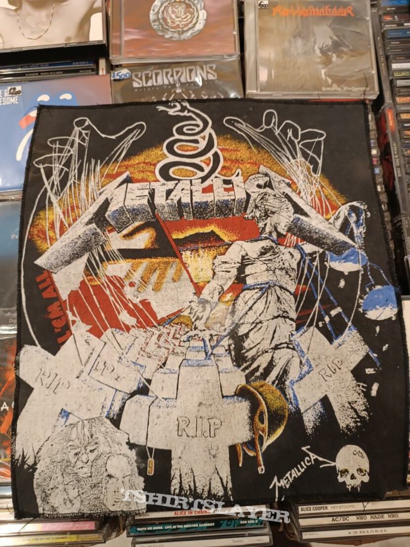 Metallica Master of puppets back patch 80s