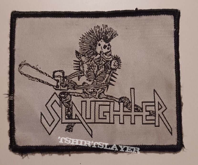 Slaughter (Can) Slaughter white logo Patch