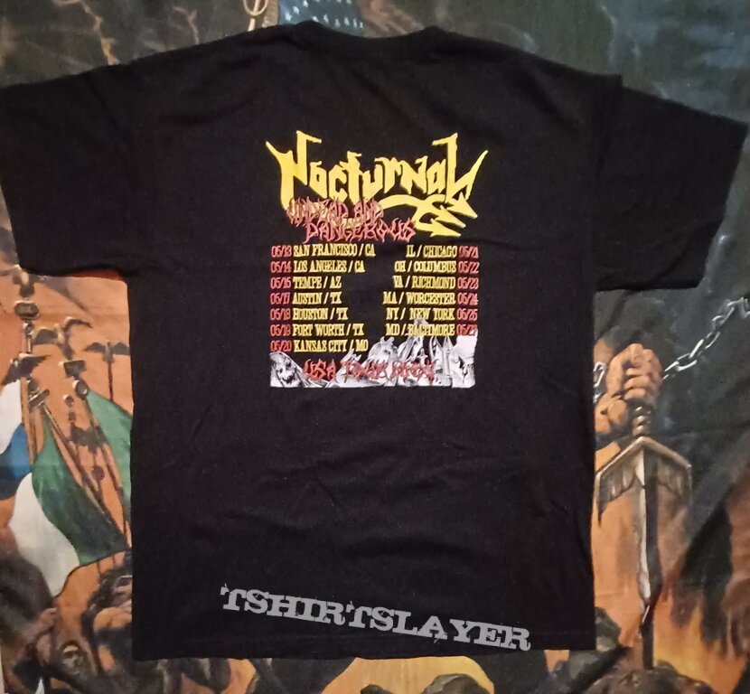 Nocturnal US Tour MMXI / Undead and dangerous Shirt