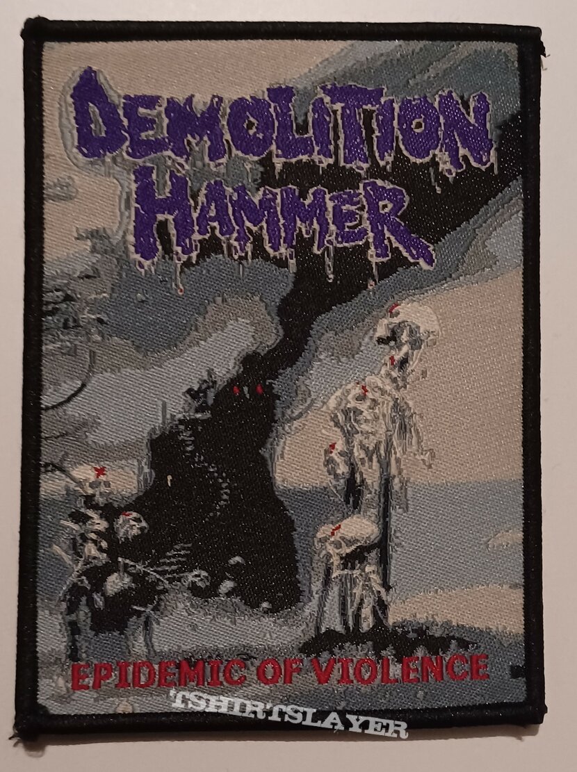Demolition Hammer Epidemic of violence Patch
