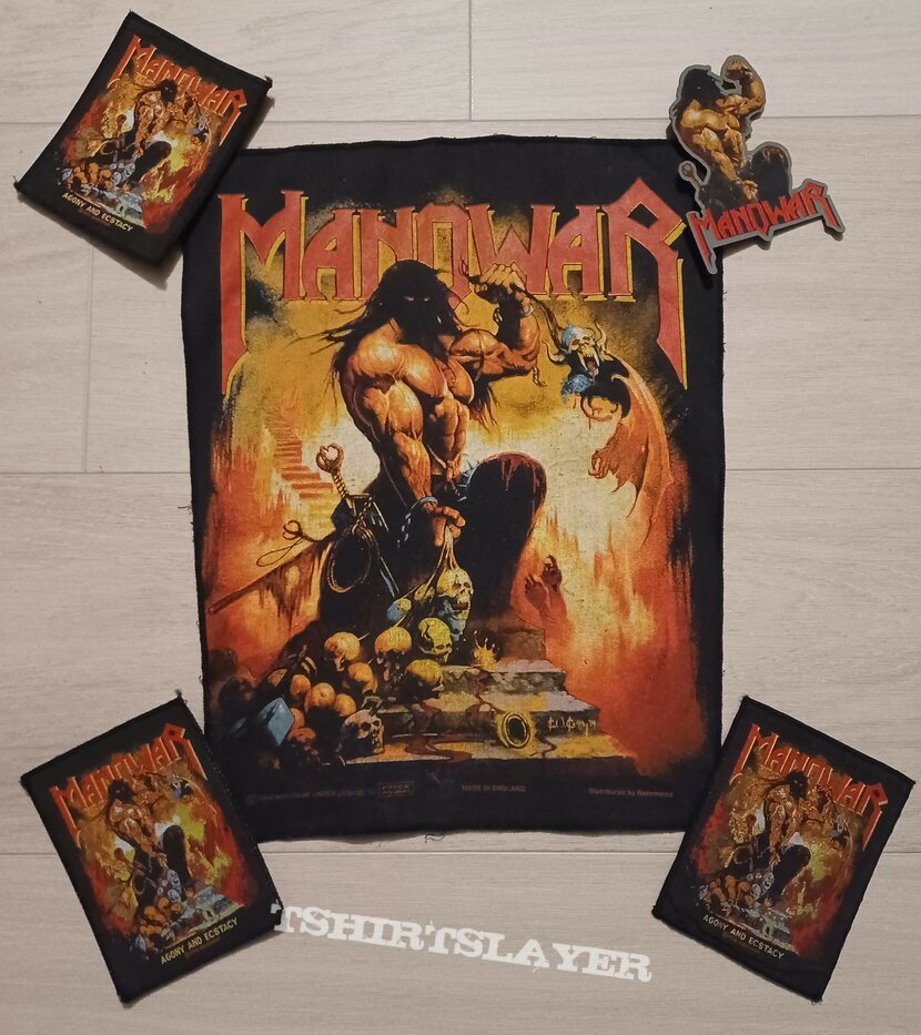 Manowar Agony and ecstasy Backpatch
