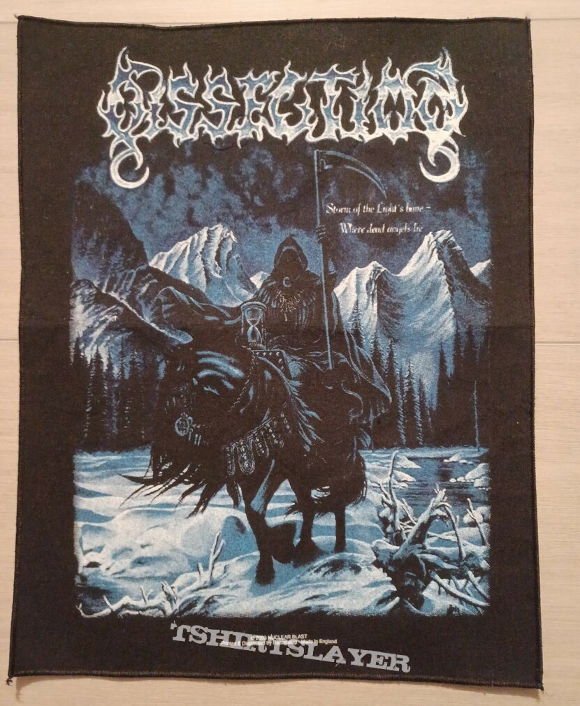 Dissection Storm of the light&#039;s bane / Where dead angels lie Backpatch