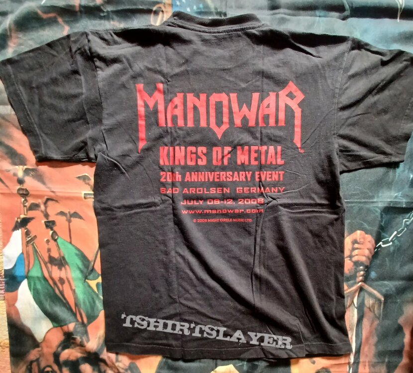 Manowar Kings of metal 20th anniversary event Shirt