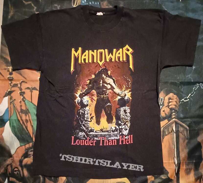 Manowar Louder than hell / Hell on wheels tour Shirt
