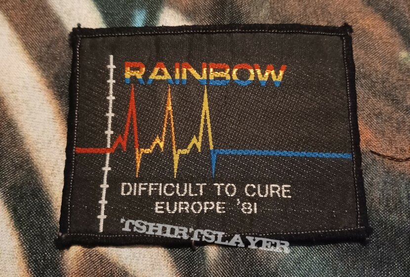 Rainbow Difficult to cure Europe &#039;81 Patch