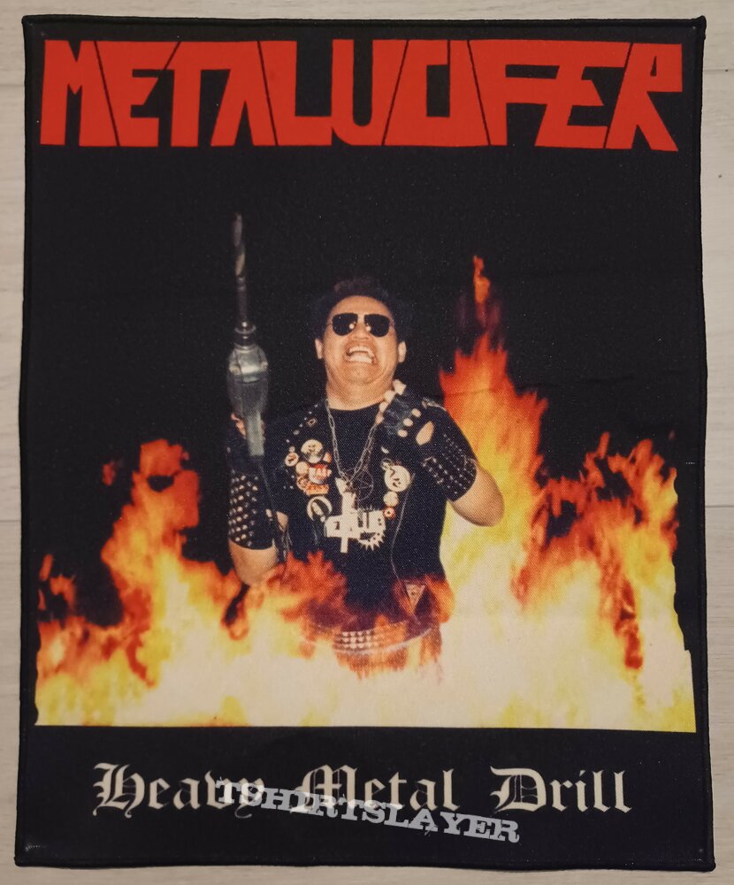 Metalucifer Heavy metal drill Backpatch