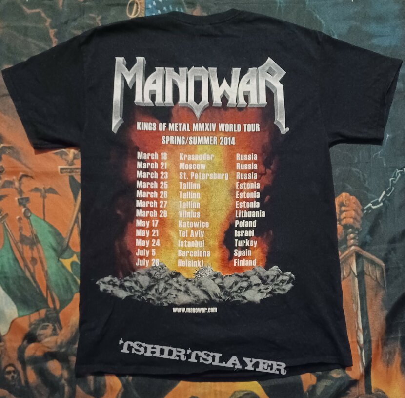 Manowar Kings of metal MMXIV World Tour 2014 Shirt