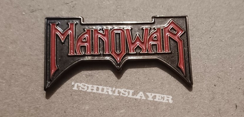 Manowar Logo Pin