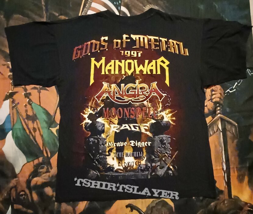 Manowar Battle hymns / Gods of Metal 1997 Shirt Manowar Battle hymns / Gods of Metal 1997 Shirt