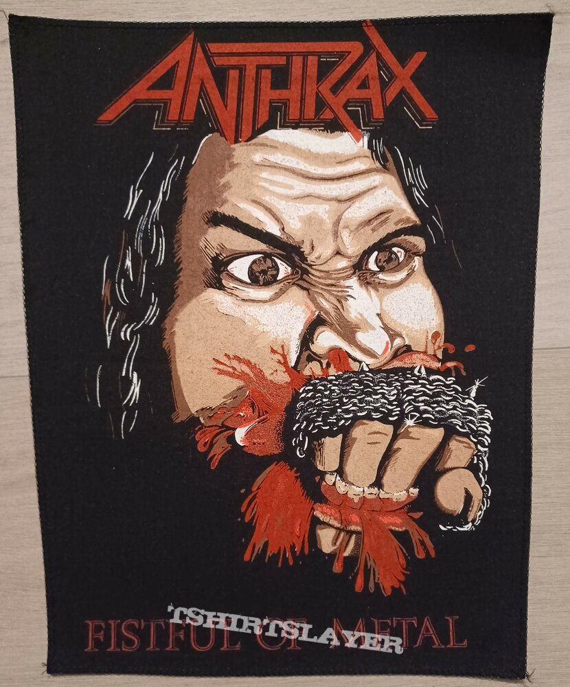 Anthrax Fistful of metal Backpatch