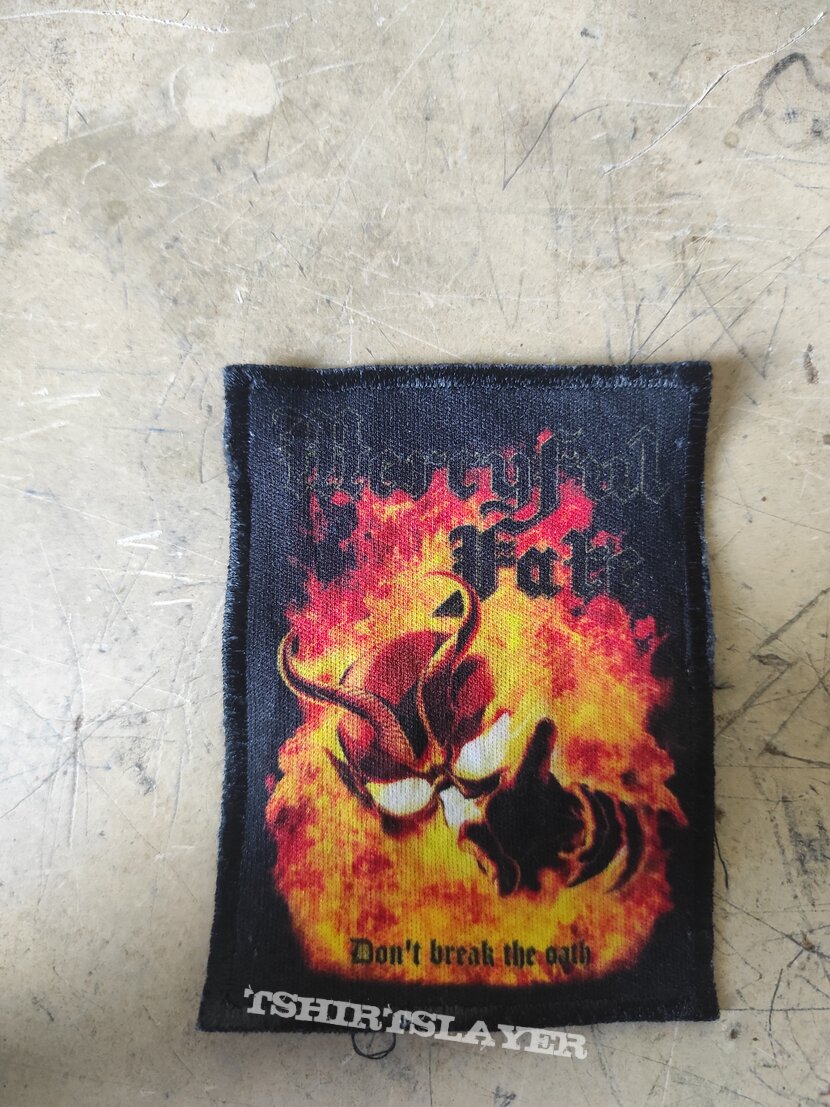 Mercyful fate Don&#039;t break the oath printed patch