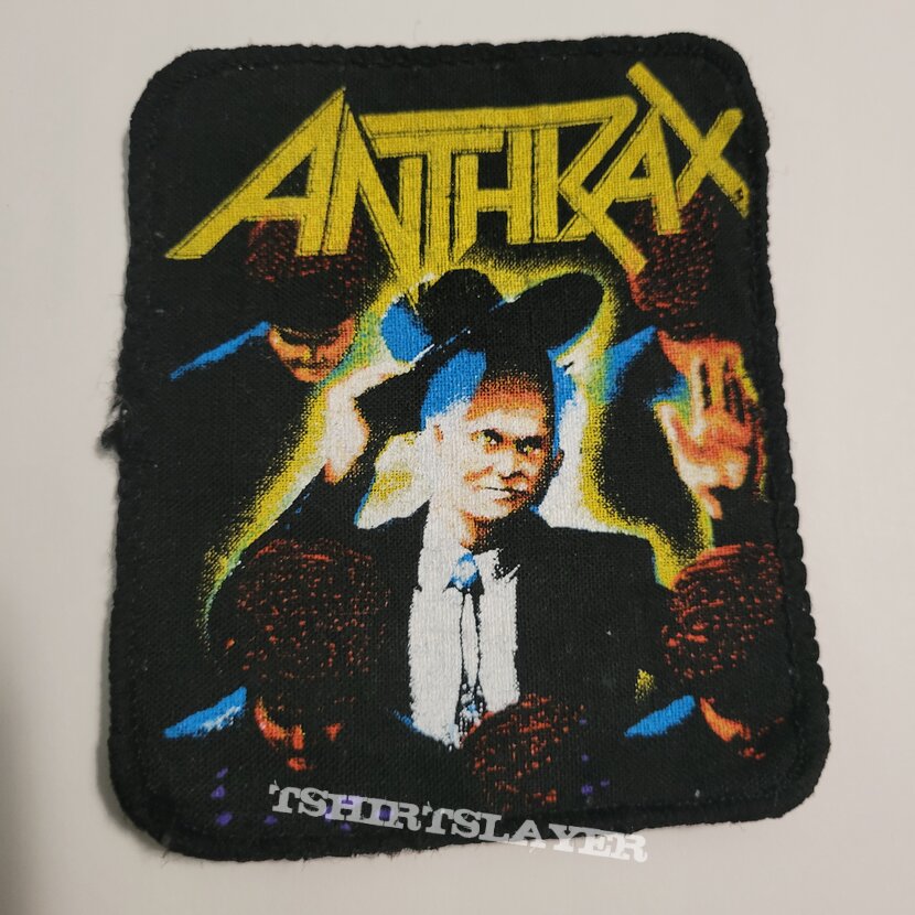 Anthrax among the living printed patch