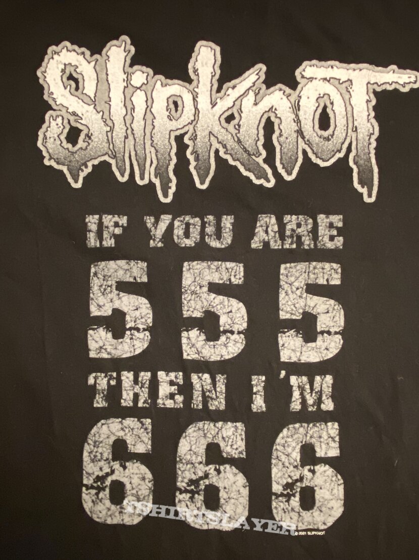 OG 2001 SLIPKNOT Heretic t-shirt