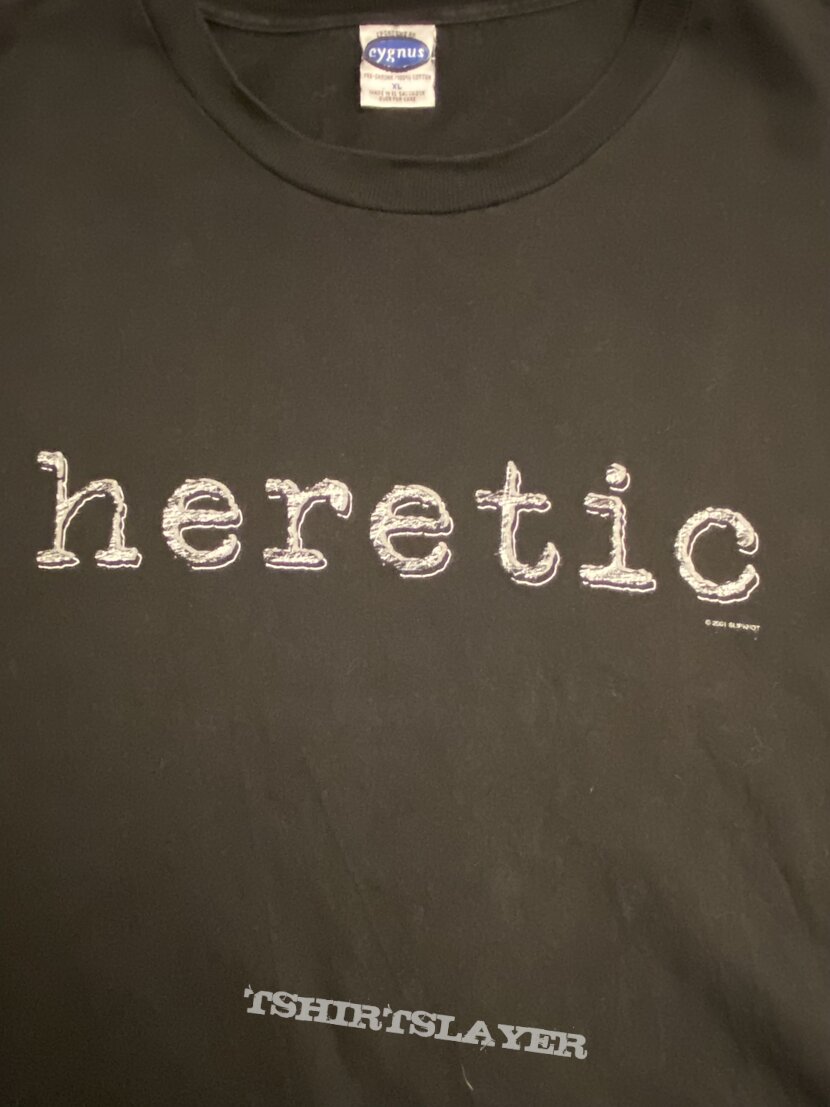 OG 2001 SLIPKNOT Heretic t-shirt