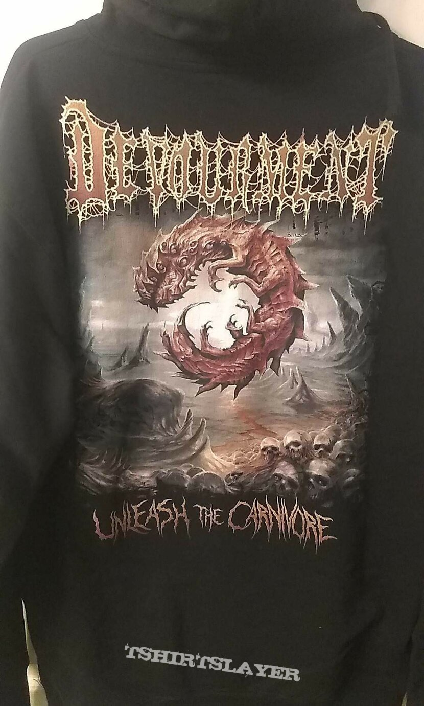 Devourment unleash the carnivore hoodie