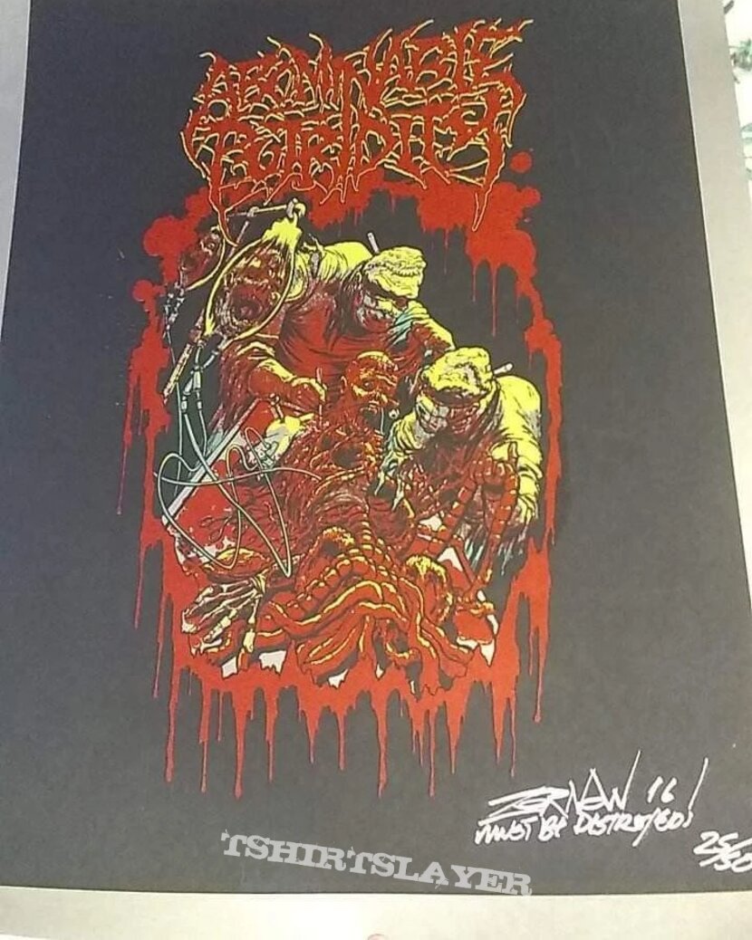 Abominable putridity poster 