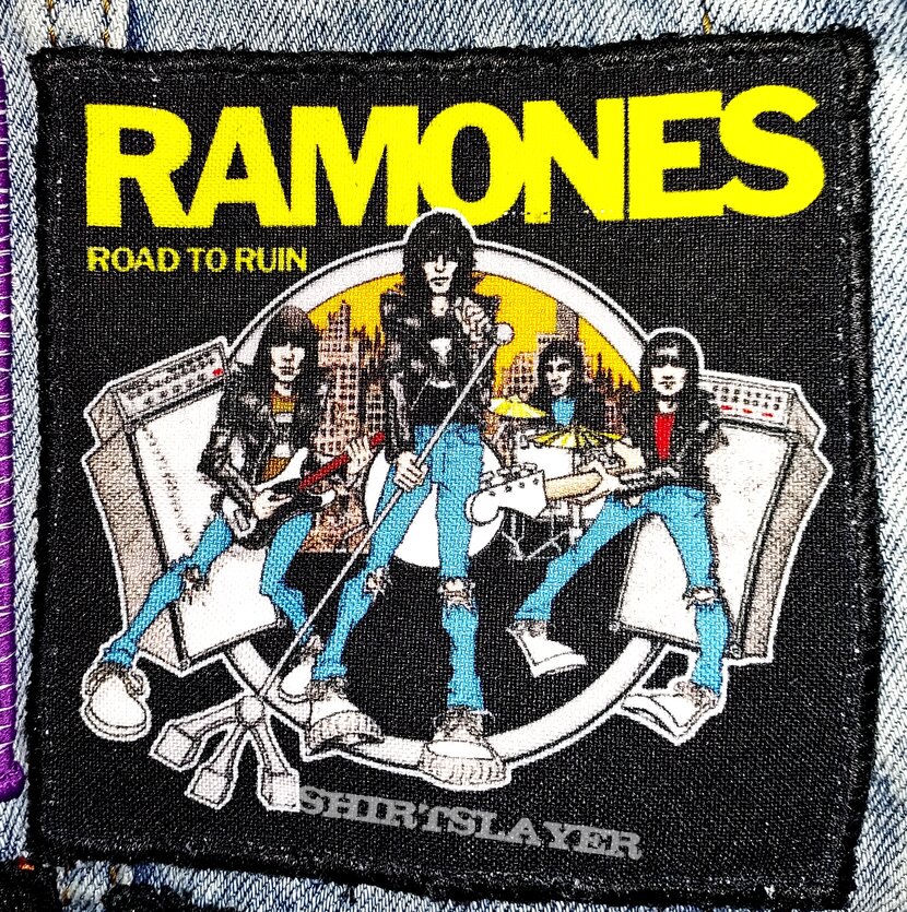 Ramones Road to Ruin printed patch