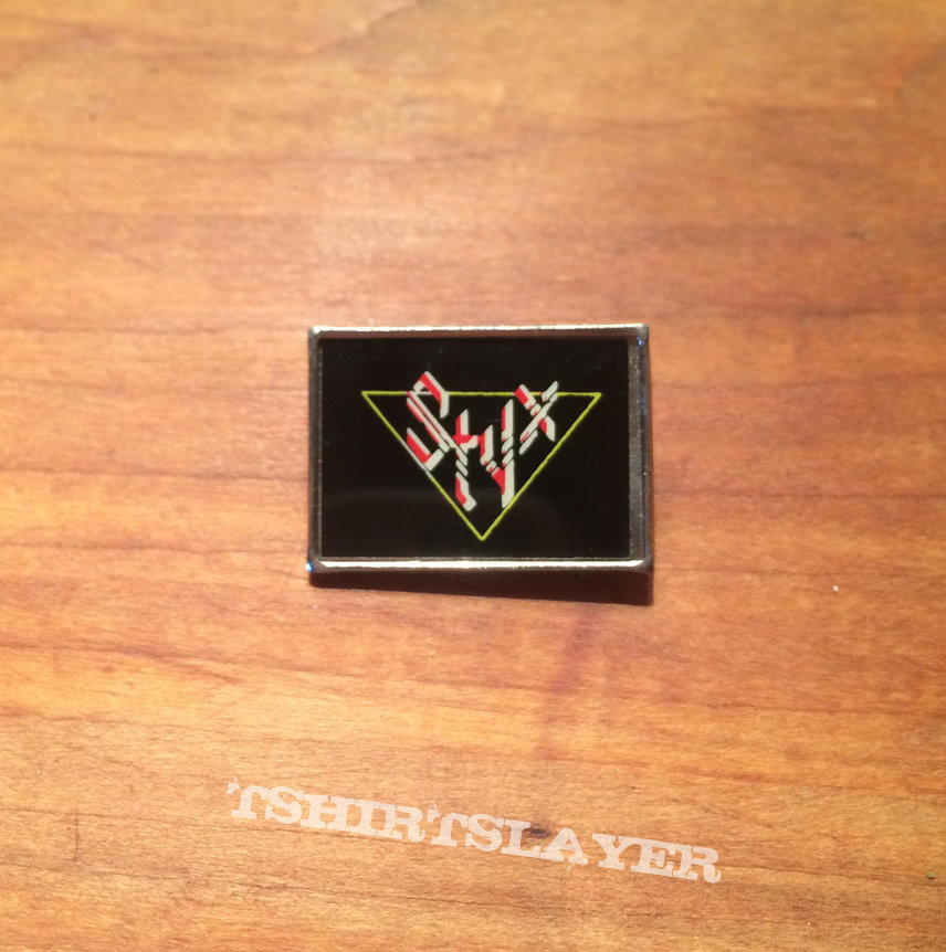 STYX logo vintage pin (circa 1980)