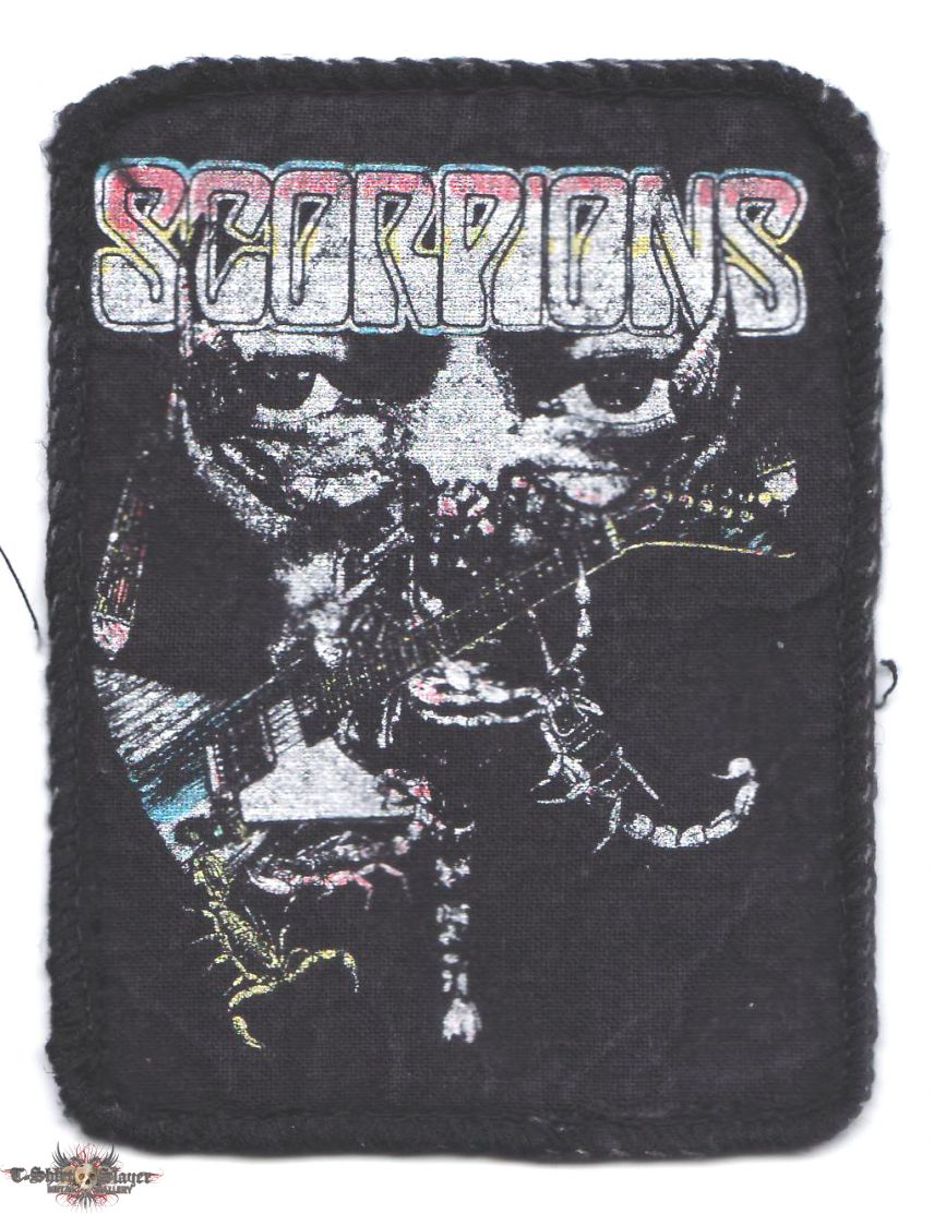 SCORPIONS eyes and guitar vintage printed patch
