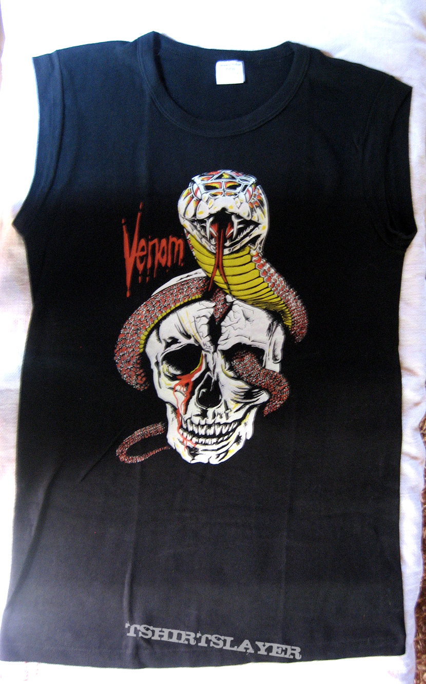 VENOM skull &#039;n&#039; snake vintage tank top