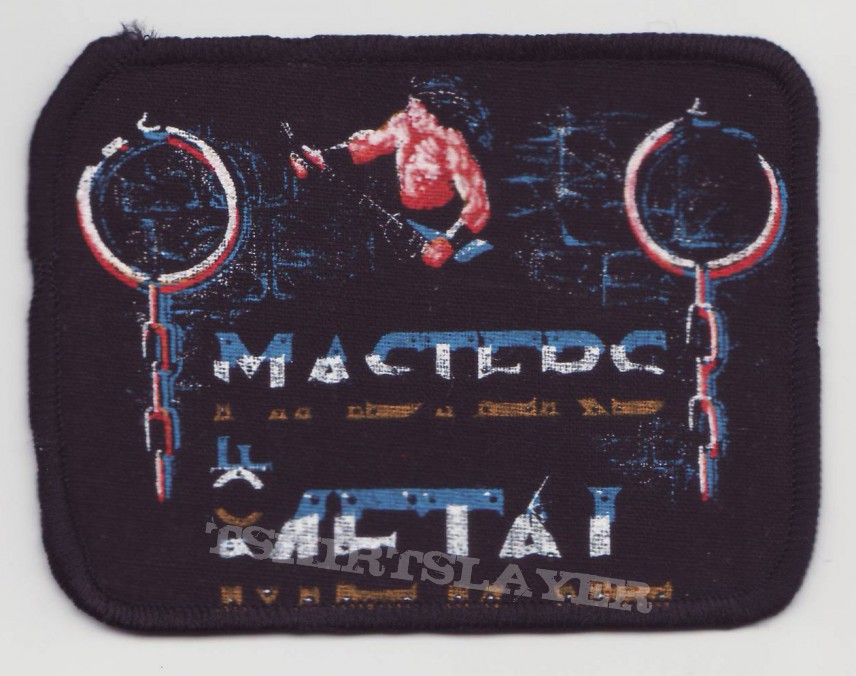Masters of Metal compilation original patch